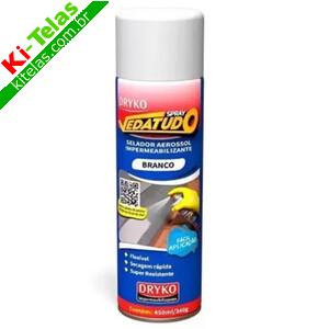 SPRAY VEDATUDO IMPERMEABILIZANTE EMBORRACHADO - BRANCO - 400ML - DRYKO