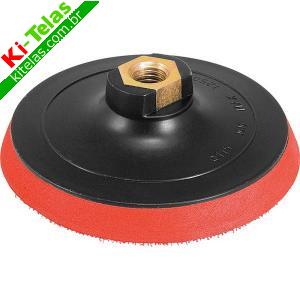 SUPORTE PARA DISCO DE LIXA DE 4,5" COM VELCRO - PADR&Atilde;O