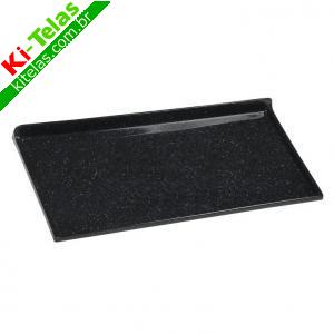 TAMPO GRANITADO - 120 CM X 53 CM - PRETO - A. J. RORATO
