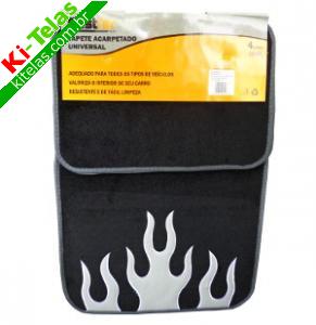 TAPETE ACARPETADO AUTOMOTIVO - JOGO C/ 4 PE&Ccedil;AS - BESTFER