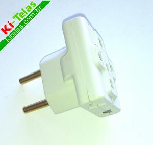 TE DE LUZ / PINO ADAPTADOR MULTIPLICADOR - PADR&Atilde;O