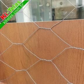 TELA HEXAGONAL - M 2" - BWG 22 - 1,80 M - MORLAN