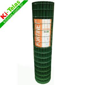 TELA PLASTIFICADA - MALHA 5X10CM - 2,5MM - 1,22M - VERDE - BELGO