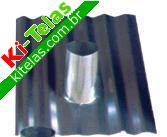 TELHA PARA FOG&Atilde;O ONDULADA - 50X50 - (LARGA) 6MM - LAMBIASE