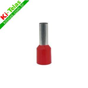 TERMINAL ISOLADO - TUBOLAR SIMPLES - PARA FIO CABO 10MM - PADR&Atilde;O