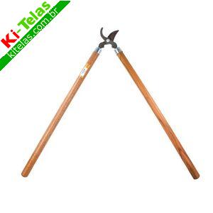 TESOURA DE PODA COM CABO MADEIRA 60CM - DTOOLS