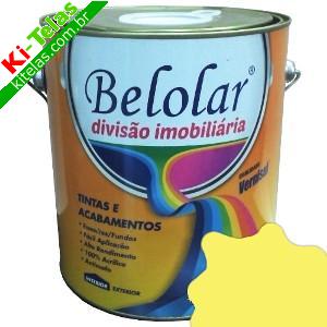 TINTA ACR&Iacute;LICA BELOLAR - AMARELO CLARO - GAL&Atilde;O - 3,6L - VERNISUL