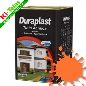TINTA ACR&Iacute;LICA DURAPLAST - LARANJA CENOURA - LATA 18 LITROS - SHERWIN WILLIAMS