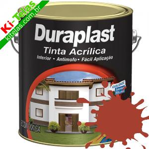TINTA ACR&Iacute;LICA DURAPLAST - VERMELHO CARMIM - GAL&Atilde;O - 3,6 LITROS - SHERWIN WILLIAMS