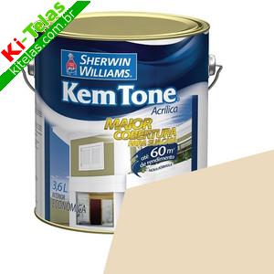 TINTA ACRILICA - KEM TONE - AREIA - GAL&Atilde;O 3,6 LITROS - SHERWIN WILLIAMS