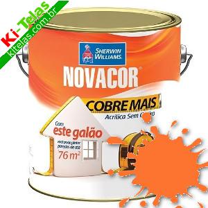 TINTA ACR&Iacute;LICA NOVACOR - COBRE MAIS - CENOURA - GAL&Atilde;O 3,6 LITROS - SHERWIN WILLIAMS