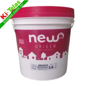 TINTA ACR&Iacute;LICA - ORIGEM - BRANCO FOSCO - GAL&Atilde;O - 3,6L - NEW TINTAS
