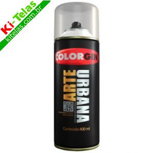 TINTA ACR&Iacute;LICA SPRAY - ARTE URBANA - BRANCO - COLORGIN