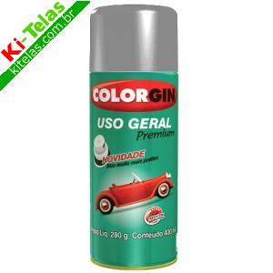 TINTA ACR&Iacute;LICA SPRAY - USO GERAL - MET&Aacute;LICO - GRAFITE M&Eacute;DIO PARA RODAS - COLORGIN