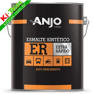 TINTA ESM. AUTOMOTIVA - BRANCO PURO - 900ML - ANJO