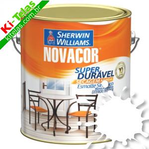 TINTA ESMALTE SINT&Eacute;TICO - NOVACOR - BRANCO - 750ML - SHERWIN WILLIAMS