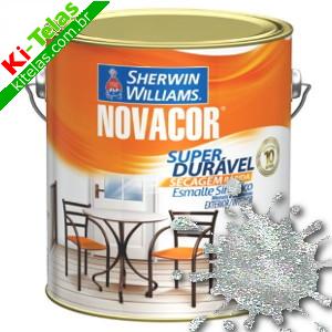 TINTA ESMALTE SINT&Eacute;TICO - NOVACOR - ALUM&Iacute;NIO - 225ML - SHERWIN WILLIAMS