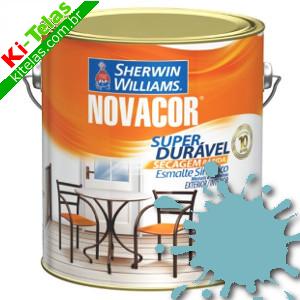 TINTA ESMALTE SINT&Eacute;TICO - NOVACOR - AZUL CEL&Eacute;STE - 225ML - SHERWIN WILLIAMS
