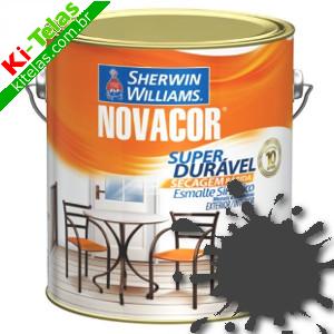 TINTA ESMALTE SINT&Eacute;TICO - NOVACOR - CINZA ESCURO - 900ML - SHERWIN WILLIAMS