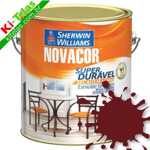 TINTA ESMALTE SINT&Eacute;TICO - NOVACOR - VERMELHO CHASSI - 900ML - SHERWIN WILLIAMS