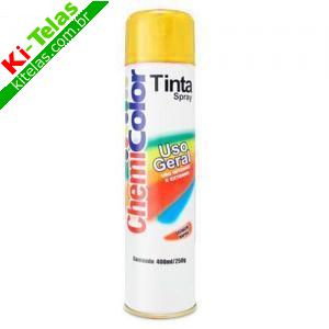 TINTA SPRAY AMARELO 400ML - CHEMICOLOR