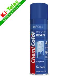 TINTA SPRAY AZUL ESCURO 400 ML - CHEMICOLOR