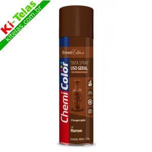TINTA SPRAY MARROM 400ML - CHEMICOLOR
