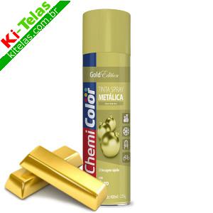 TINTA SPRAY MET&Aacute;LICO OURO CL&Aacute;SSICO 400ML - ETANIZ