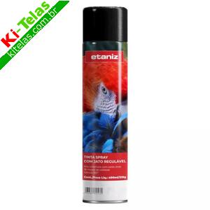 TINTA SPRAY PRETO FOSCO - 400ML - ETANIZ