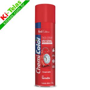 TINTA SPRAY VERMELHO 400ML - CHEMICOLOR