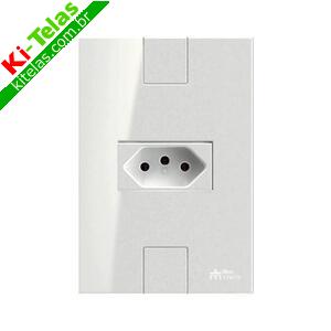 TOMADA 2P+T 20A 250VCA COM PLACA CLICK - MECTRONIC