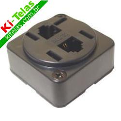 TOMADA P/ TELEFONE FEMEA C/ 2 JACK - INTERNEED