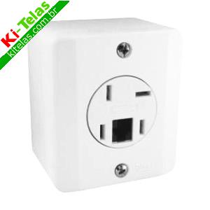 TOMADA PARA TELEFONE - RJ11 - SISTEMA X - RADIAL