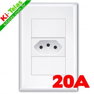 TOMADA SIMPLES - 2P+T - 20A/250V - LINHA LIZ - TRAMONTINA