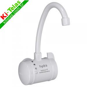 TORNEIRA EL&Eacute;TRICA - HYDRALAR 4 TEMPERATURAS - BICA ALTA - PAREDE - 5500W - 220V - HYDRA - THERMOSYSTEM - HYDRA
