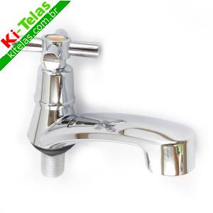 TORNEIRA FRIA PARA LAVAT&Oacute;RIO - CRUZETA - ABS - CROMADA - 1/4 DE VOLTA - DIFF