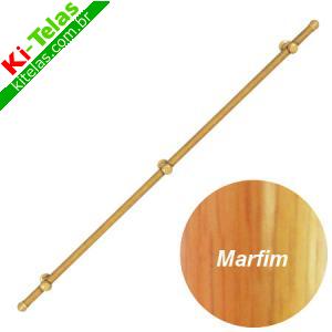 VAR&Atilde;O P/ CORTINA - 2,5M - MARFIM - PADR&Atilde;O