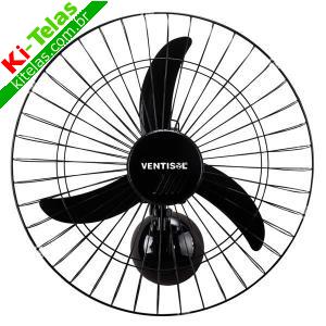 VENTILADOR DE PAREDE - 60CM - 220V - PRETO - VENTISOL