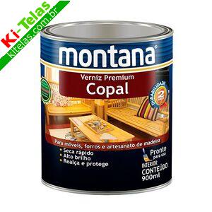 VERNIZ COPAL INCOLOR - ALTO BRILHO - 900ML - MONTANA